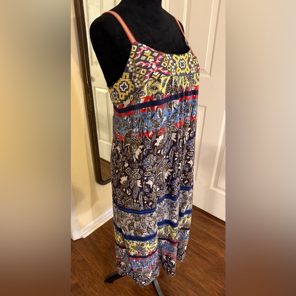 Anthropologie One September Boho Embroidered Maxi Dress – Size Medium - Picture 5 of 10
